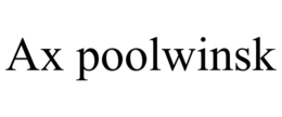 AX POOLWINSK trademark