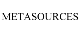 METASOURCES trademark