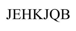 JEHKJQB trademark