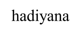 HADIYANA trademark