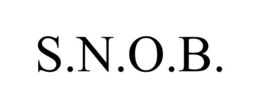 S.N.O.B. trademark