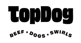 TOPDOG BEEF DOGS SWIRLS trademark