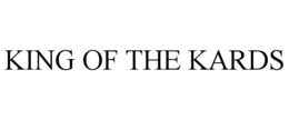KING OF THE KARDS trademark