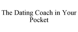 THE DATING COACH IN YOUR POCKET trademark