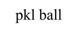PKL BALL trademark