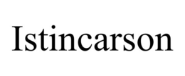 ISTINCARSON trademark