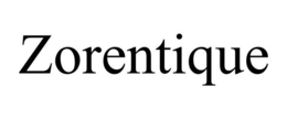 ZORENTIQUE trademark