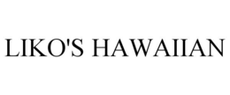 LIKO'S HAWAIIAN trademark