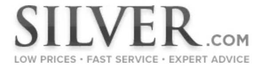 SILVER.COM LOW PRICES · FAST SERVICE · EXPERT ADVICE trademark