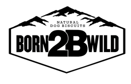 BORN 2B WILD NATURAL DOG BISCUITS trademark