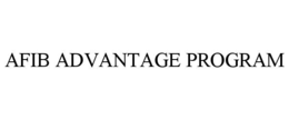 AFIB ADVANTAGE PROGRAM trademark