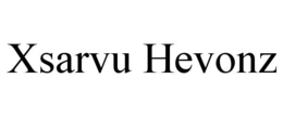 XSARVU HEVONZ trademark