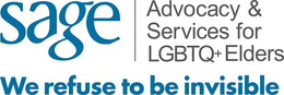 SAGE ADVOCACY & SERVICES FOR LGBTQ+ ELDERS WE REFUSE TO BE INVISIBLE trademark