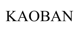 KAOBAN trademark