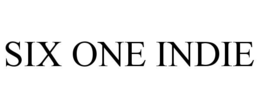 SIX ONE INDIE trademark