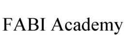 FABI ACADEMY trademark
