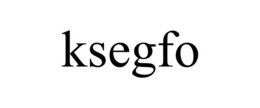 KSEGFO trademark