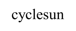 CYCLESUN trademark