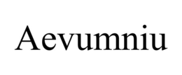 AEVUMNIU trademark