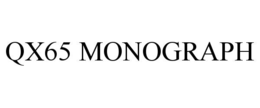 QX65 MONOGRAPH trademark