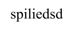 SPILIEDSD trademark