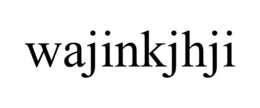 WAJINKJHJI trademark