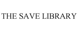 THE SAVE LIBRARY trademark