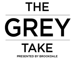THE GREY TAKE PRESENTED BY BROOKDALE trademark