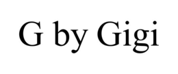 G BY GIGI trademark