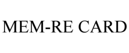 MEM-RE CARD trademark