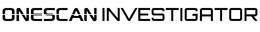 ONESCAN INVESTIGATOR trademark