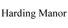 HARDING MANOR trademark