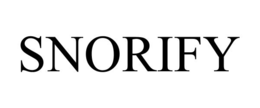 SNORIFY trademark