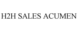 H2H SALES ACUMEN trademark