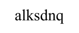 ALKSDNQ trademark