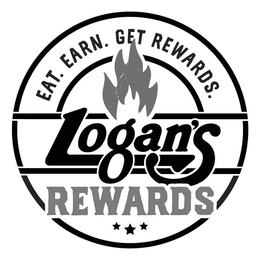 EAT. EARN. GET REWARDS. LOGAN'S REWARDS trademark