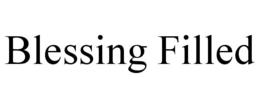 BLESSING FILLED trademark