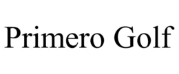PRIMERO GOLF trademark