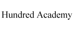 HUNDRED ACADEMY trademark