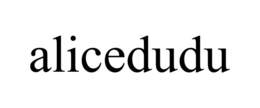 ALICEDUDU trademark