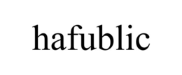 HAFUBLIC trademark