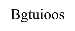 BGTUIOOS trademark