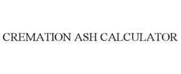 CREMATION ASH CALCULATOR trademark