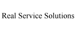 REAL SERVICE SOLUTIONS trademark
