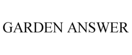 GARDEN ANSWER trademark