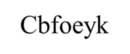 CBFOEYK trademark