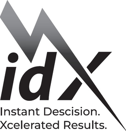 IDX INSTANT DECISION. XCELERATED RESULTS. trademark