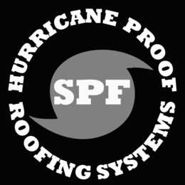 SPF HURRICANE PROOF ROOFING SYSTEMS trademark