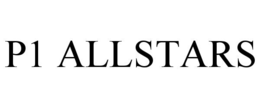 P1 ALLSTARS trademark