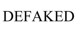 DEFAKED trademark